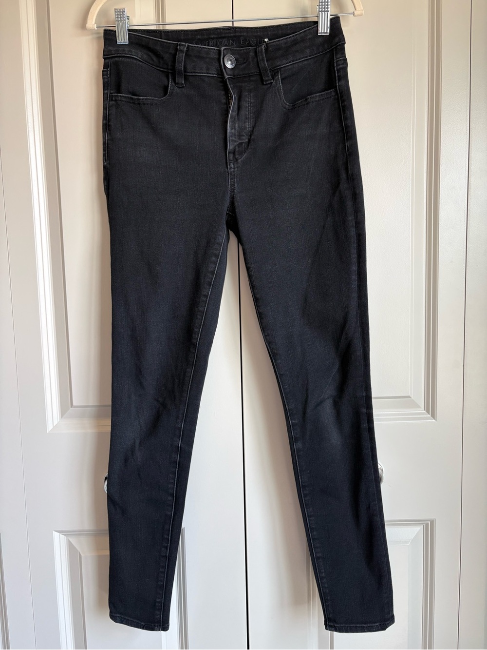 American Eagle The Dream Jean Hi-Rise Jegging Black Jeans size 6